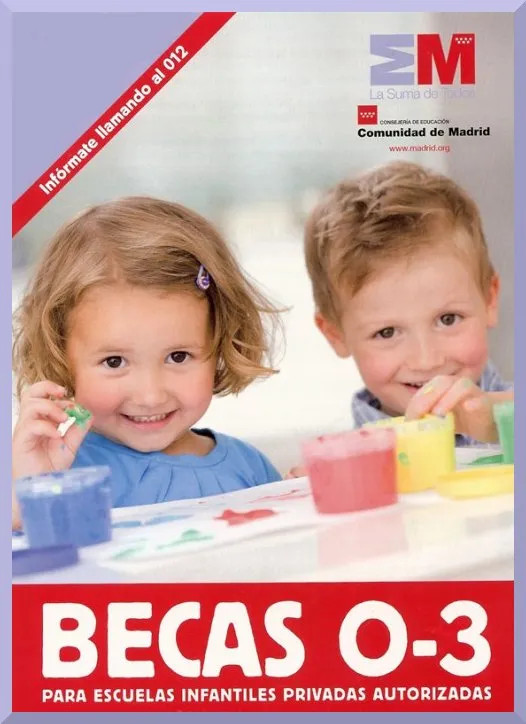 Niño y niña rubios